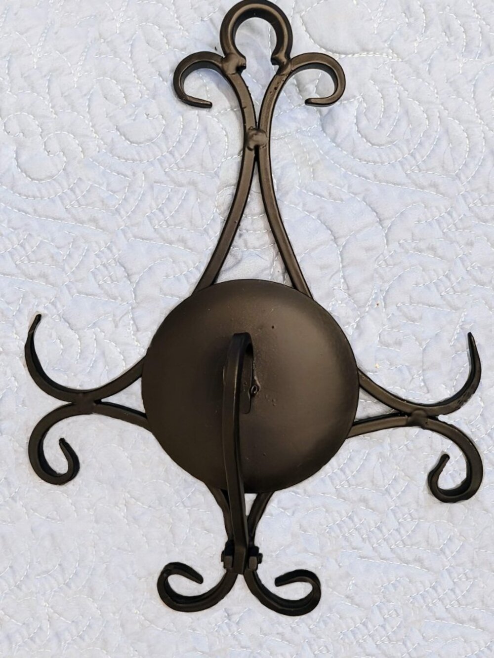 Vintage Home Interiors & Gifts #8811 Wrought Iron Wall Sconce - Picture 7 of 9